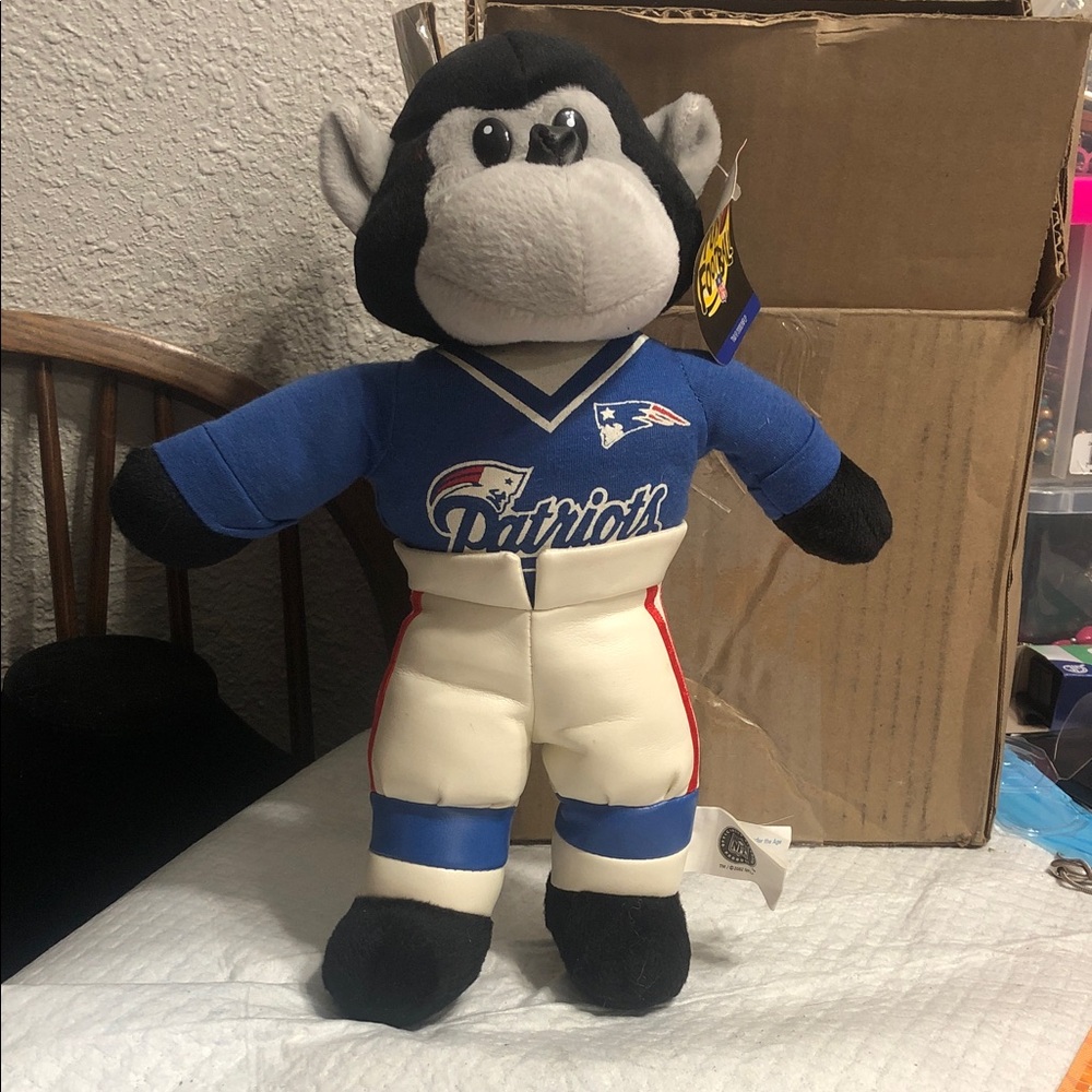 NFL Plush Monkey with Blue, White, Black Accents
